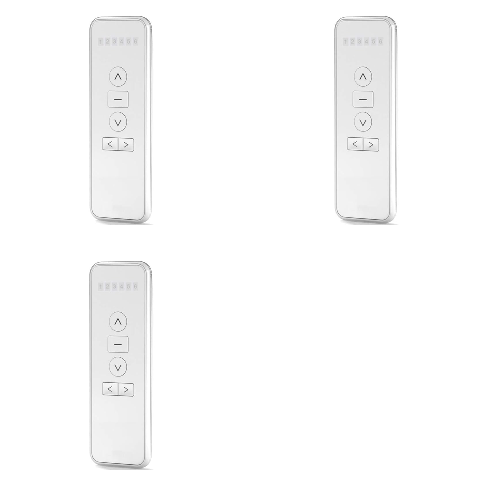 3X AC123-06 Télécommande Émetteur sans RF433.92 6 Canaux, Compatible avec Les Stores Électriques