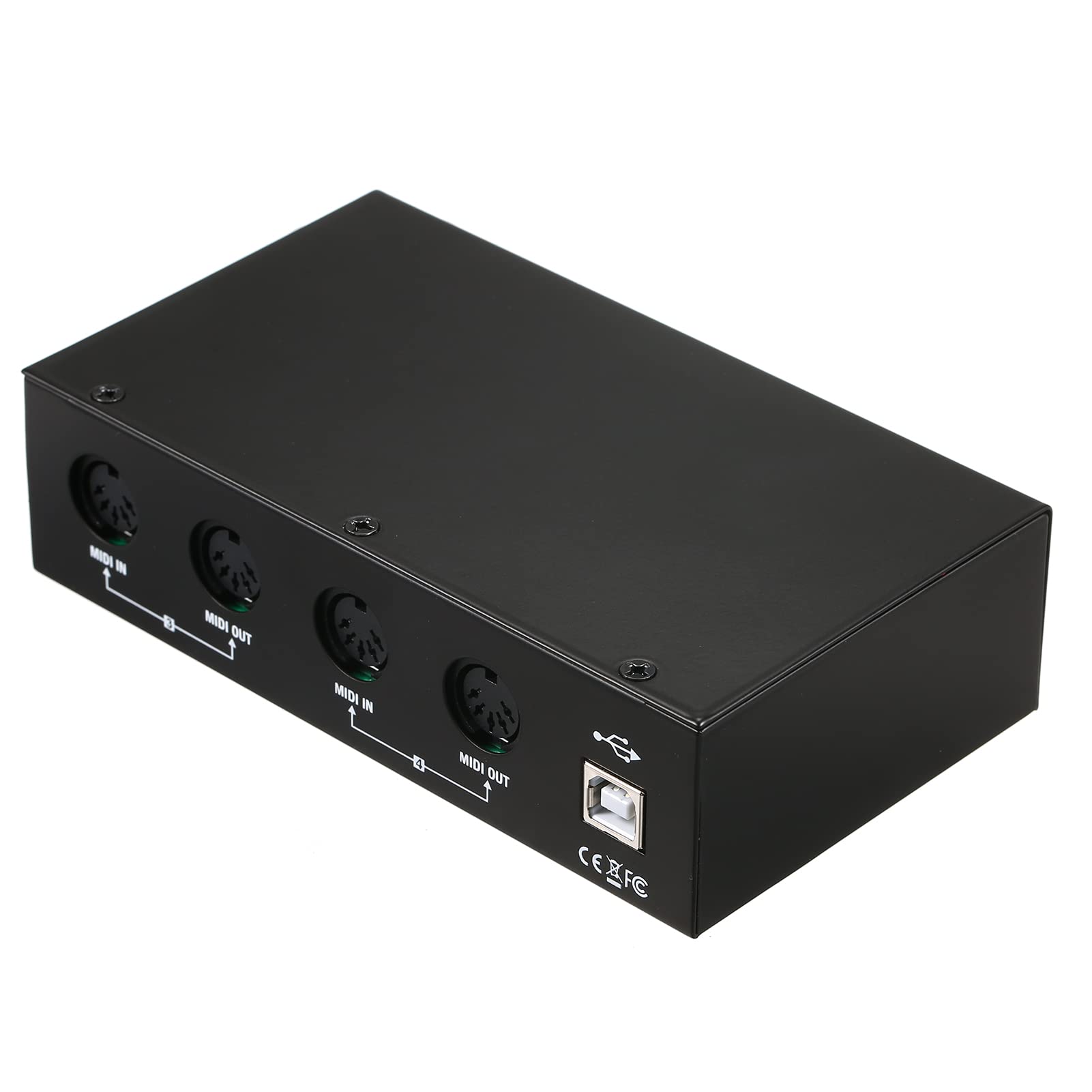 Btuty UM4X4 USB MIDI 4i/4o 64-Kanäle MIDI-Box 4X4