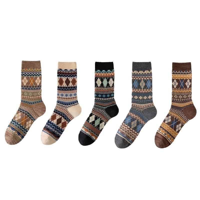Chaussettes hommes mi-mollet en coton respirant et absorbant contre la transpiration