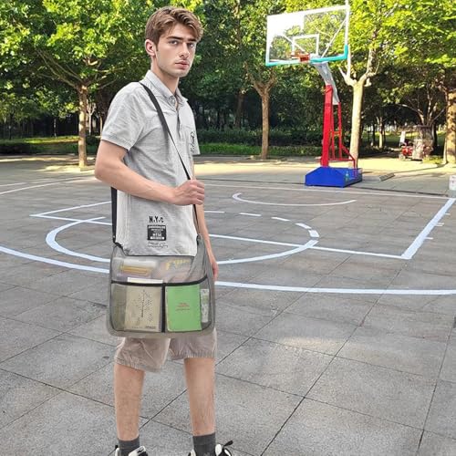 Image of Mildbeer 12x6x12 Mesh Crossbody Bag for Gym & Beach