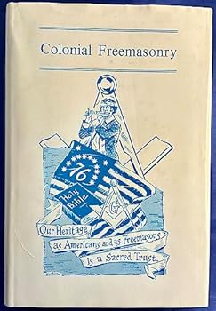 Hardcover Colonial Freemasonry Volume No. 30 Book
