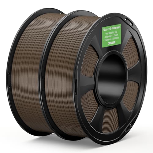 Filament PLA+ 1.75 mm DEEPLEE bobine marron pour imprimante 3D FDM 2kg