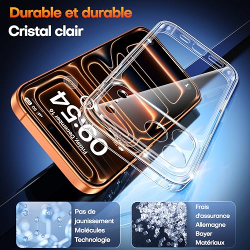 Coque iPhone 17 Pro antichoc militaire avec verre trempé TAURI - 5