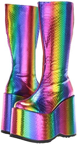 Ellie Shoes Women's 500-AMARA Fashion Boot, Multi, 14 M US | Image 6