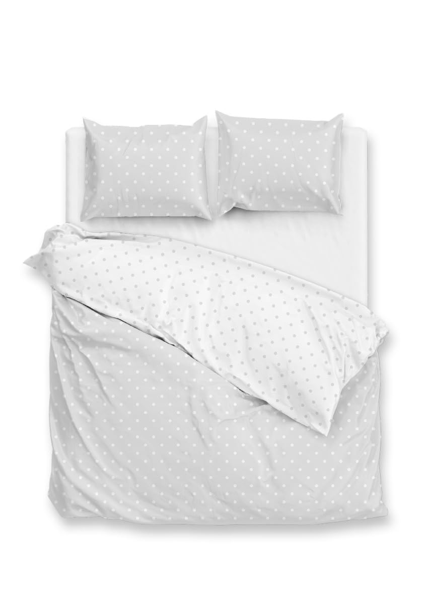 Housse de Couette 240x200 Coton Zo!Home Punta di Cotone pour Chambre Parentale