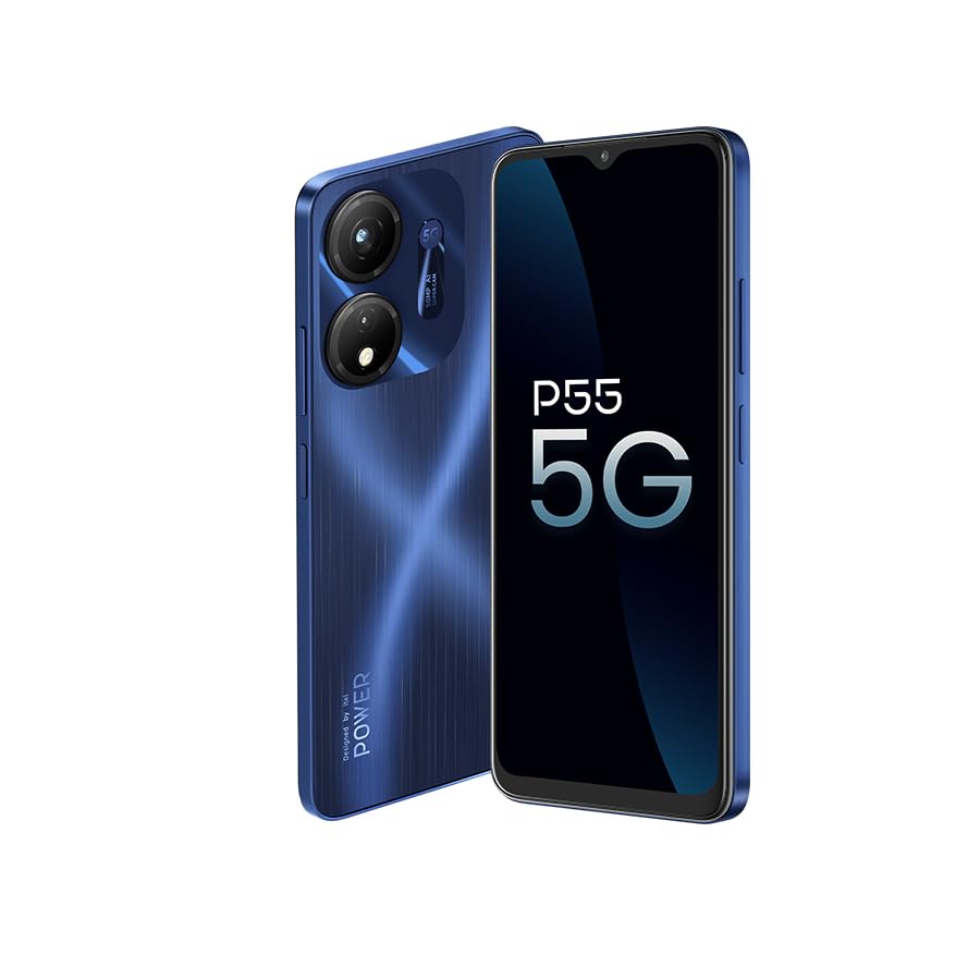 Image of (Refurbished) itel P55 5G | Dimensity 6080 | 12GB* RAM+128GB ROM with Memory Fusion| 50MP AI Dual Rear Camera| 5000mAh Battery | 2 Years Warranty | Galaxy Blue