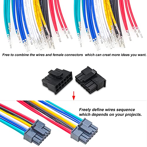 Kit de Conectores Extensor Macho y Hembra Molex 3.0mm miniatura 3
