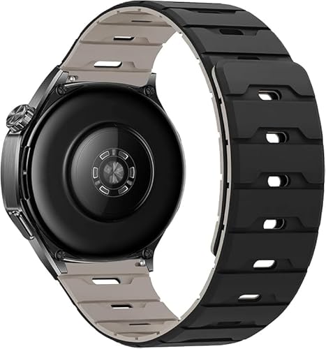 �yFotee�zFor Forerunner 70/170 �o���h 170Music �V���R�� �}�O�l�b�g�t�� �ʋC �� 20mm �����o���h For �K�[�~�� �t�H�A�����i�[170 Music (�u���b�N�X�^�[���C�g)