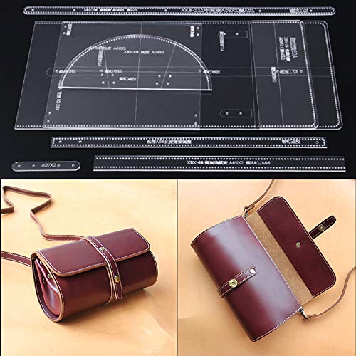 Modèles de cuir pour sacs NW XBX-08 avec gabarit acrylique pour sac à bandoulière