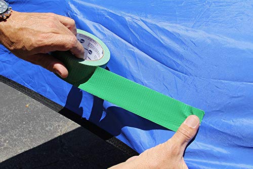 Image of Intertape Polymer Group IPG 6720GRN JobSite DUCTape, Colored Duct Tape, 1.88 inch x 20 yd, Green (Single Roll) (Pack of 12)