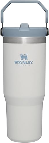 Miniatura 101 de STANLEY IceFlow 2.0 - Vaso con pajilla abatible con asa, 40 onzas, tapa giratoria y popote abatible, botella de agua resistente a fugas, acero