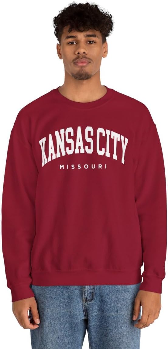 Kansas City Missouri Adult Unisex Crewneck Sweatshirt