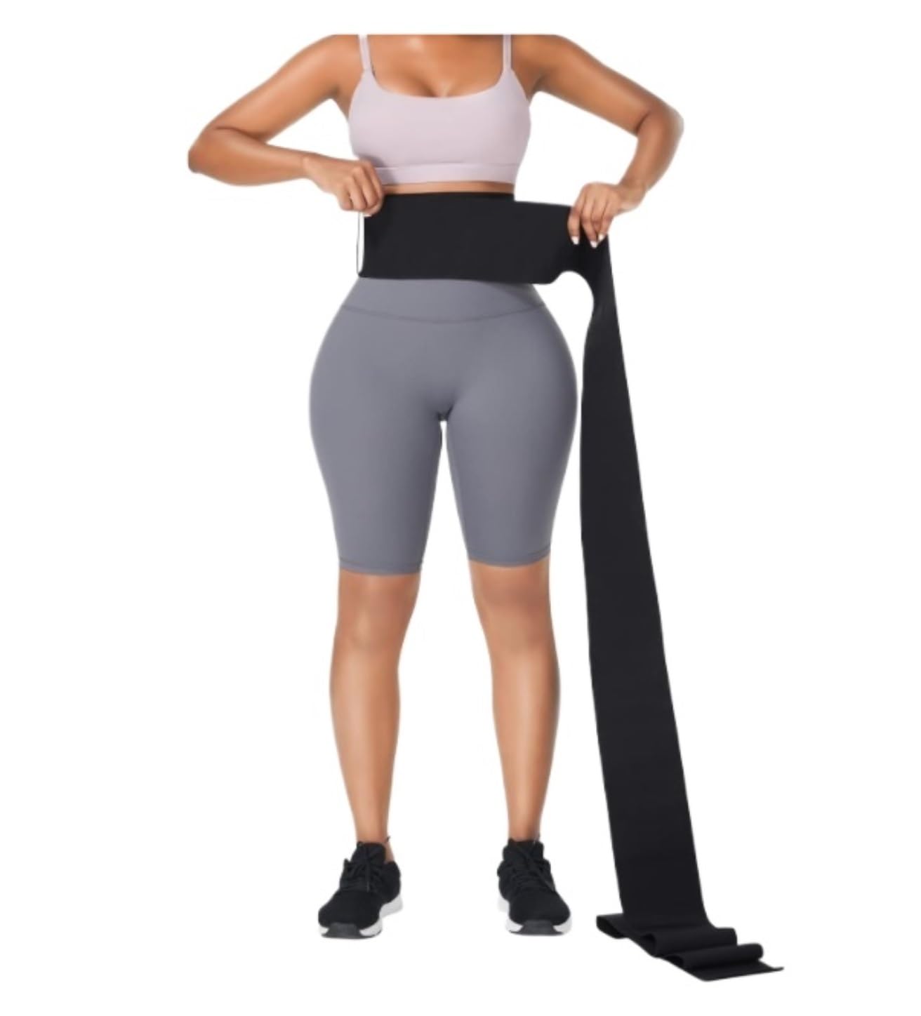 LYGXWJFC Recortador de Cintura Fitness para Mujer, Entrenador de Cintura, cinturón de Sauna, Envoltura de Barriga, Control de Barriga posparto, Faja para Control de Barriga