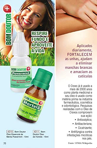 Óleo Essencial de Menta Puro(10ml) - Bom Doutor - Facinatus
