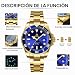 Imagen de LN LENQIN Reloj Hombre Relojes de Acero Inoxidable Hombres Reloj de Cuarzo