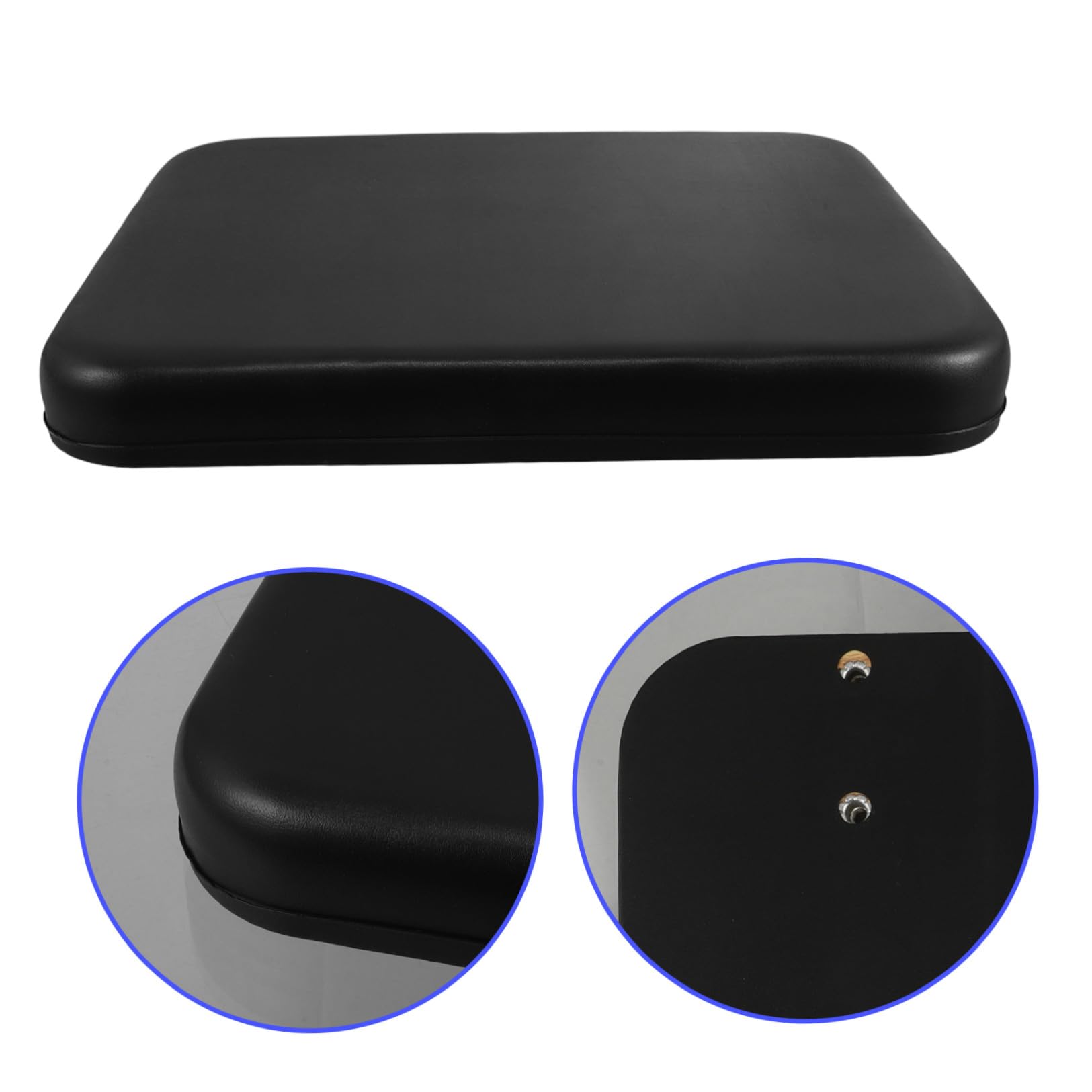 Cuscino Seduta per Deambulatore in Pu Nero 13, 6x12, 4x1, 4 | Cuscino Sostitutivo per Rollator, Leggero e Facile da Installare, per Assistenza Domiciliare Anziani