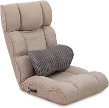 Suwalabo RMJD-73 Chair with Double Cushion Back Care/Back Pain Prevention, Posture Support, High Back, Wide, Recliner, Back Pain, Pelvis, Beautiful Posture, Easier Lower Back Support, Stretch