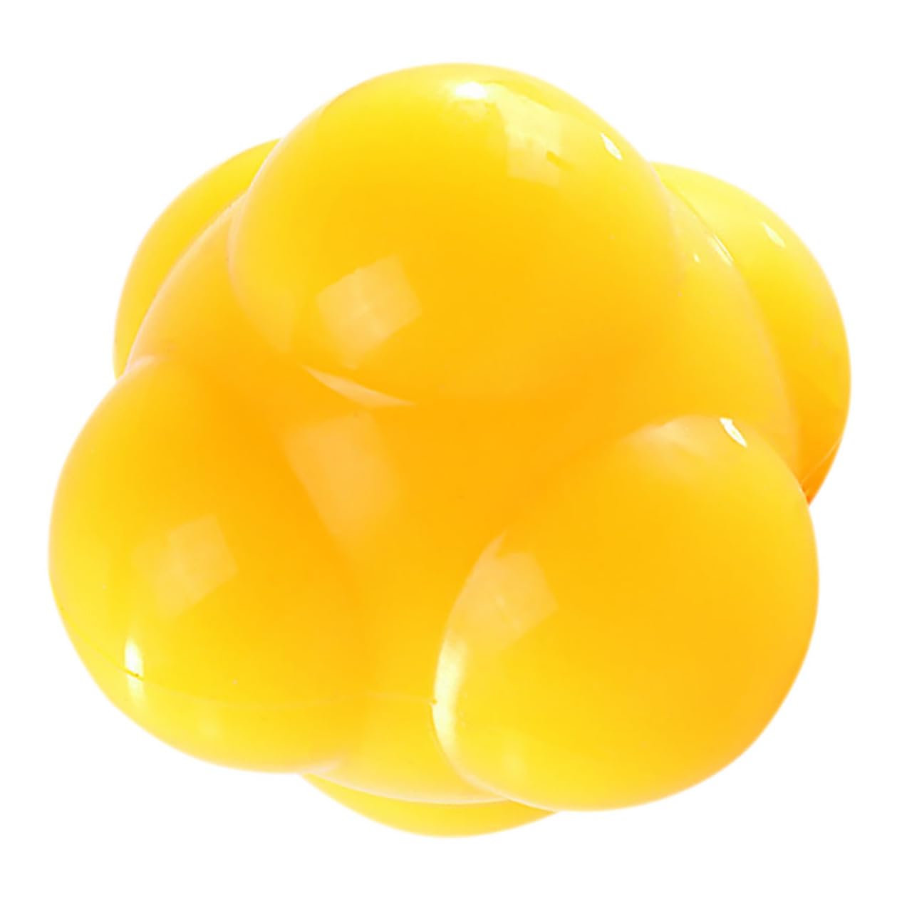 GALPADA Hexagonal Reaction Ball Durable Fitness Training Ball for Home Agility Coordination for Goalkeeper Reflex Training