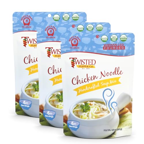 Twisted Pepper Co. Chicken Noodle Dry Soup Mix: Gluten-Free –