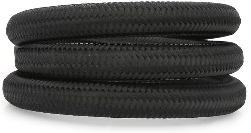 Mangueira de combustível 10AN Kyostar em nylon trançado e aço inoxidável – 1 m