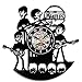 Gullei.com Cadeau Horloge Mural en Vinyle Inscription The Beatles Creative