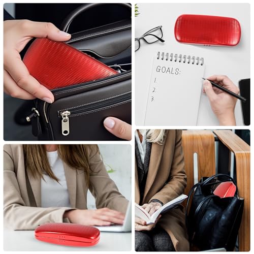 Image of Hifot Metal Eyeglass Case Hard Shell, Aluminum Spectacles Box Sunglasses Case for Men Women, Reading Glasses Holder