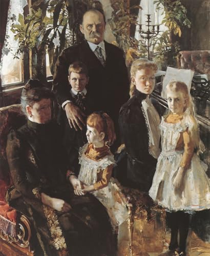 Cuadro pintura al óleo SERENDIPITP, retrato clásico de la familia de Akseli Gallen-Kallela
