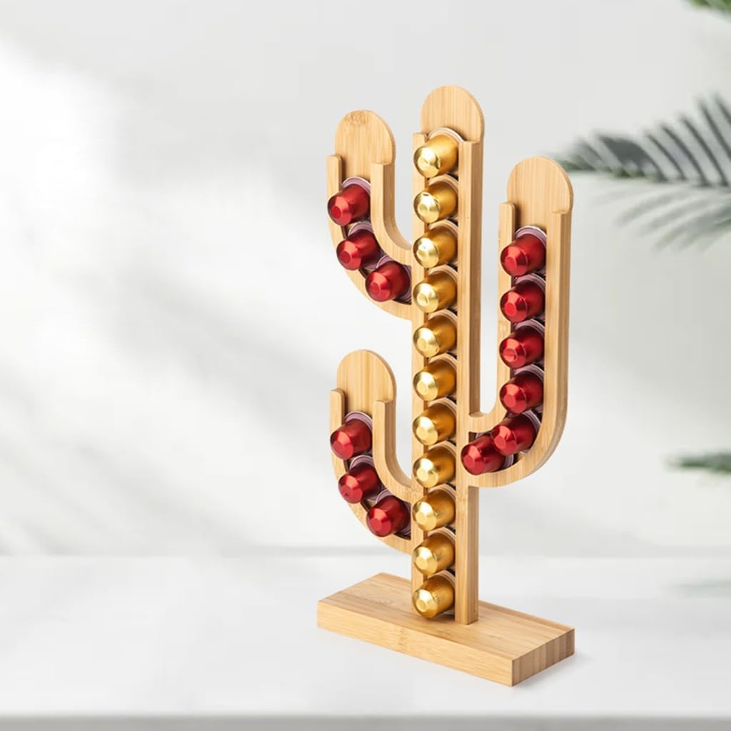 Cactus Shape Coffee Capsule Storage Holder for Coffee Capsule Display Rack