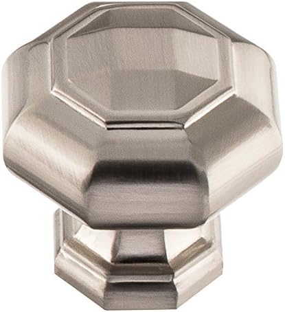 Atlas Homewares 418 Elizabeth 1-3/4 Inch Diameter Geometric Cabinet Knob, Brushed Nickel