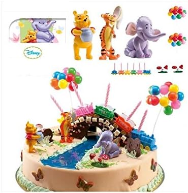 Kit Pvc Winnie L Ourson Deco Decoration Gateau Anniversaire 790 Amazon Fr Cuisine Et Maison