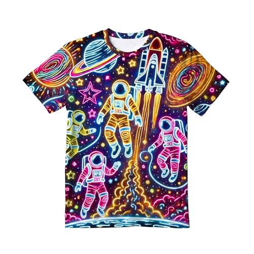 Image of Kids Tie Dye T-Shirt,Children Hippies Senior Tie Dye Tee Tshirt for Boys Girls