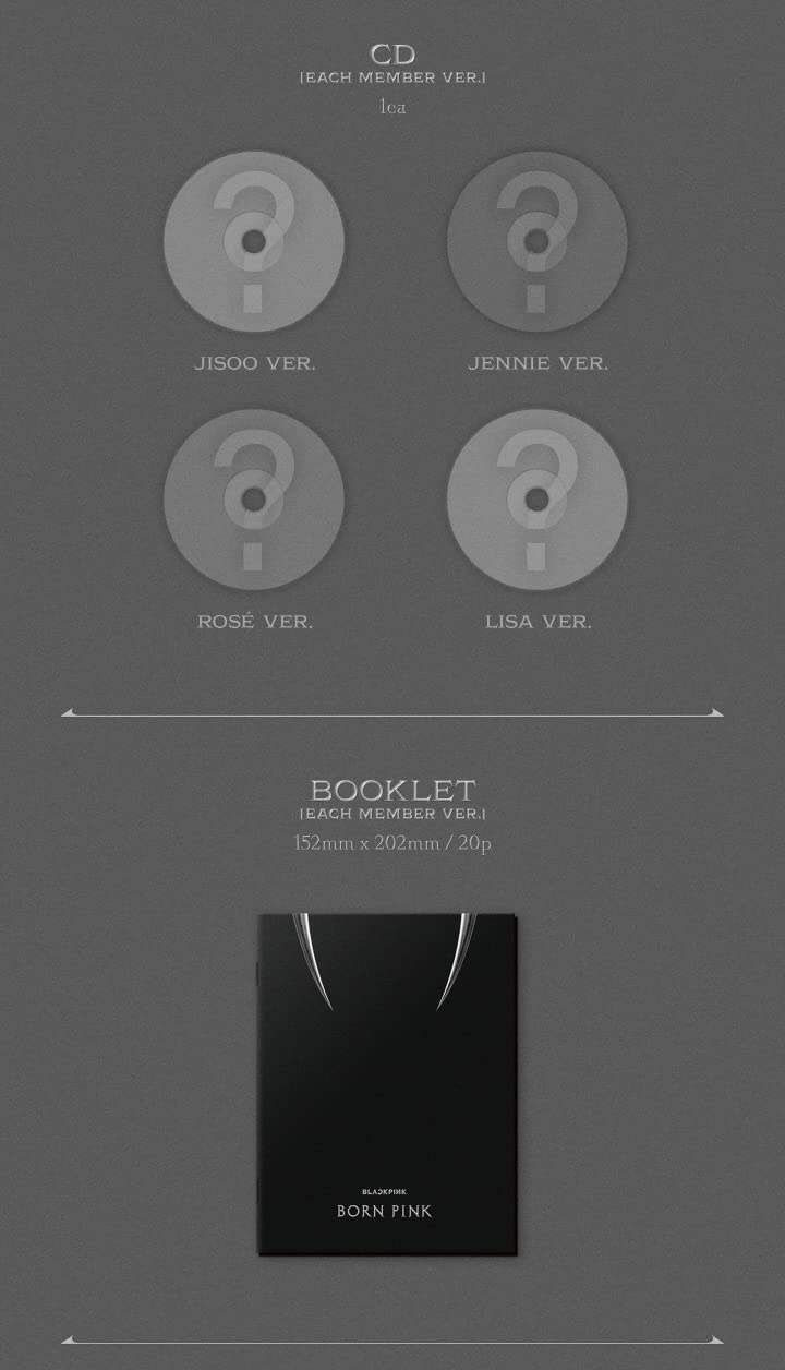 UENXRXE Blackpink Photocards,55 Pezzi Blackpink Cards,Blackpink Photobook,Kpop Black-Pink Cartoline Fotografiche Regalo Per Fans(The Game