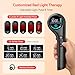 Red Light Therapy Device, Handheld Dual 660nm & 808nm Wavelength Infrared Light Therapy Wand for Body, Knee, Shoulder, Back, Joint & Pet, Promotes Pain Relief, Portable with Stand for Home Use