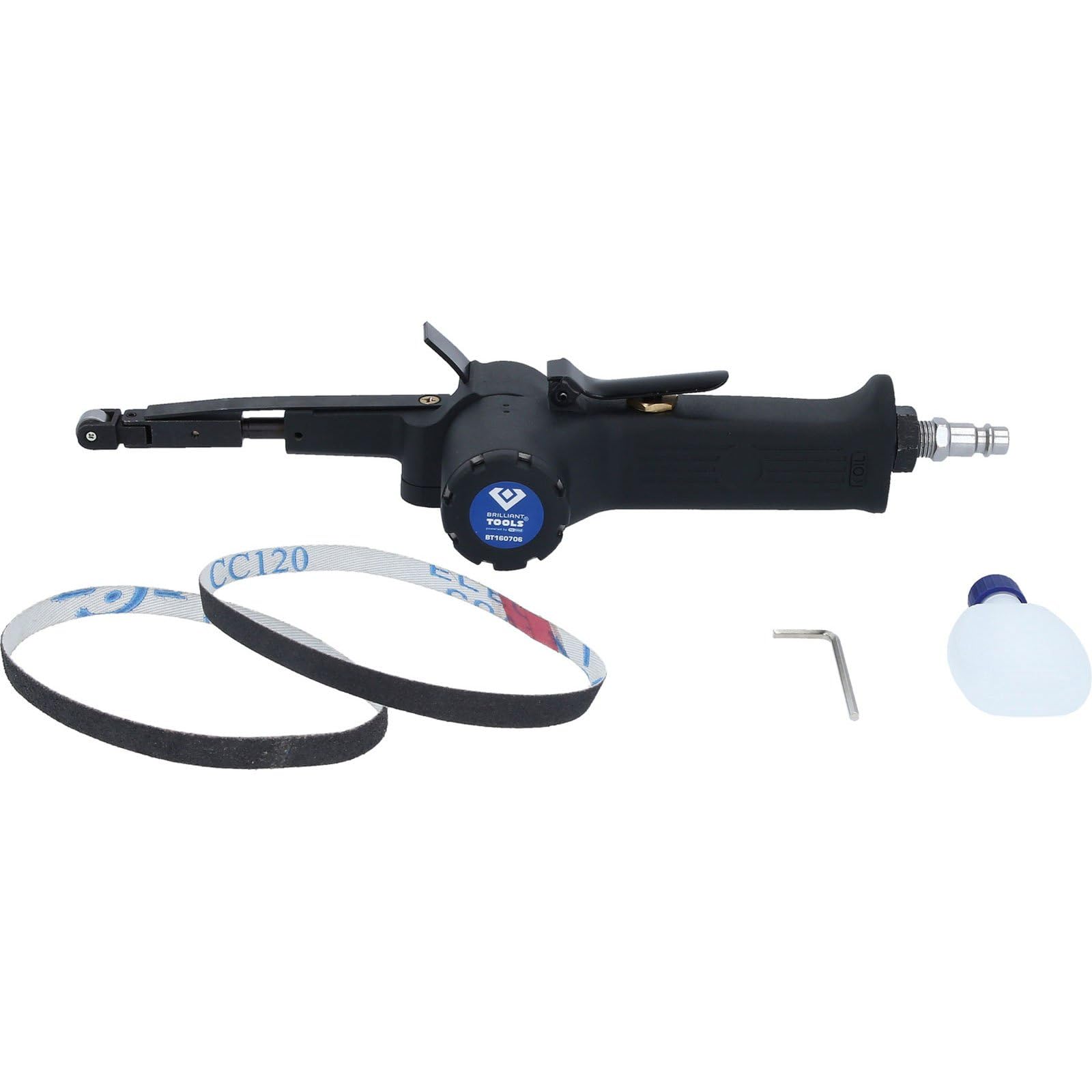 BRILLIANT TOOLS BT160706 Druckluft-Bandschleifer [Powered by KS TOOLS]