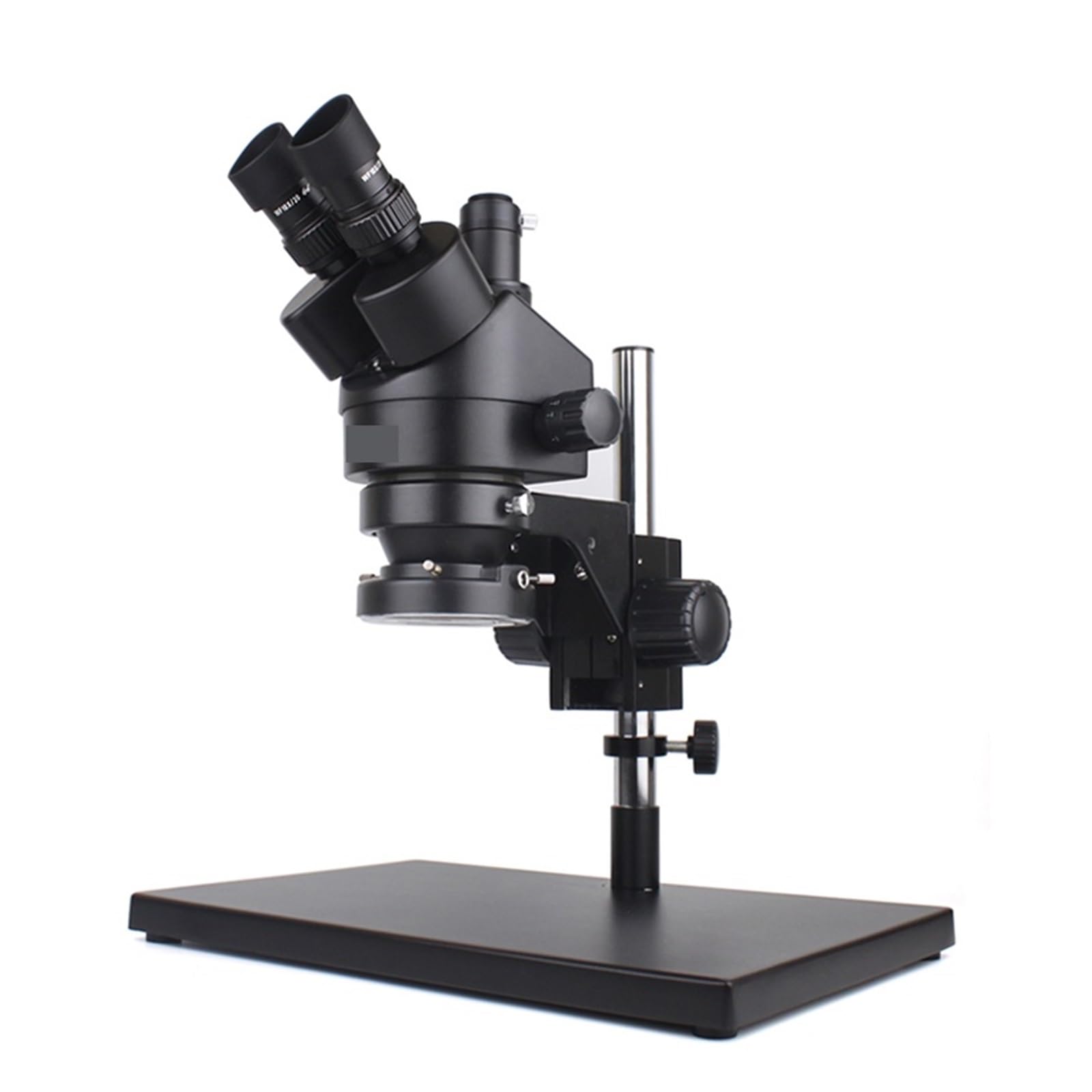Mikroskop, Simul-Focal 7X-45X Ciągły Zoom Stereo Trinokularowy Mikroskop CTV Adapter Soczewka Barlowa Do Laboratorium Telefonicznego Napa PCB Lutowanie(Large bracket-01)