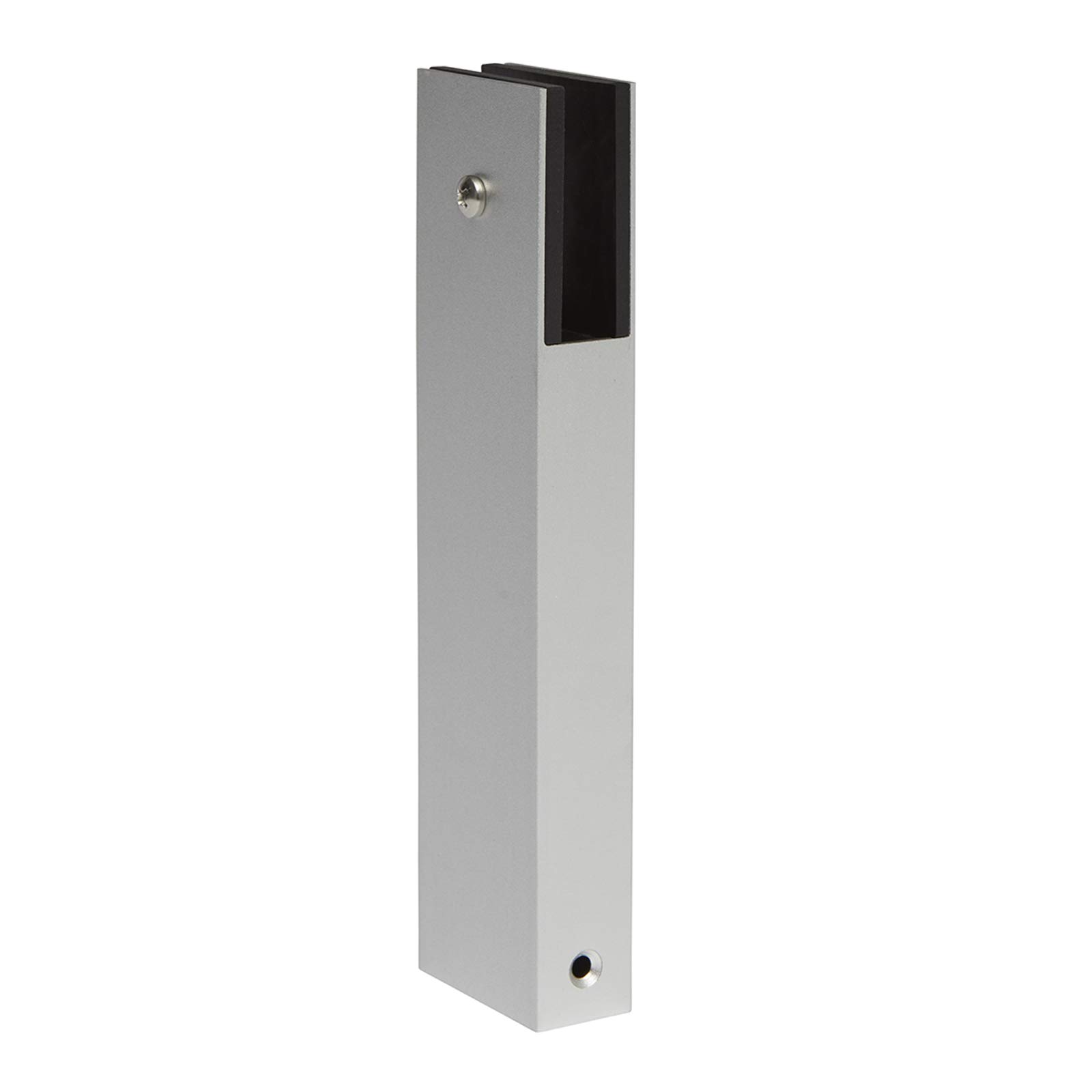 Access Hardware Silver/Gray Non-Adjustable Square Cubicle Leg Support