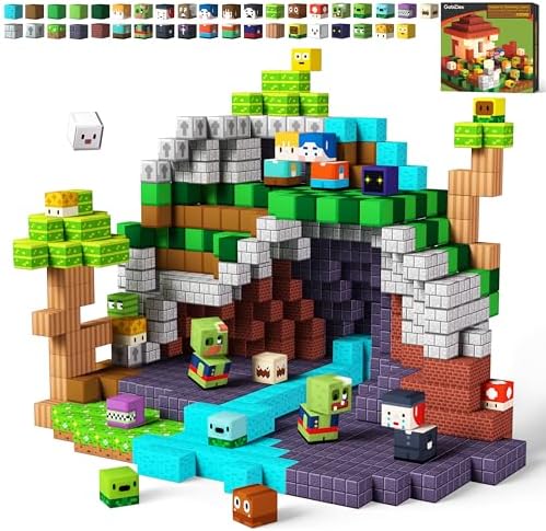 GobiDex Bloques de Construcción Magnéticos de 100 Piezas - Bloque...