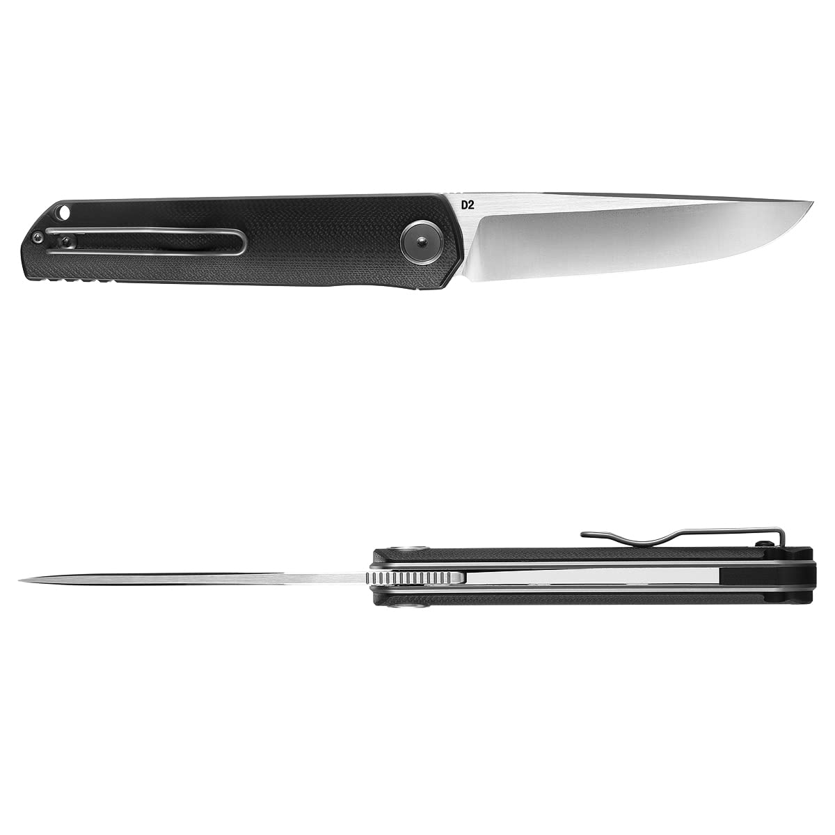Miki Camping Pocket Folding Japanese Folding Knife,G10 Handle, w/ D2 Steel Blade, Camping Outdoor Fishing And Everyday Carry, EDC Knife