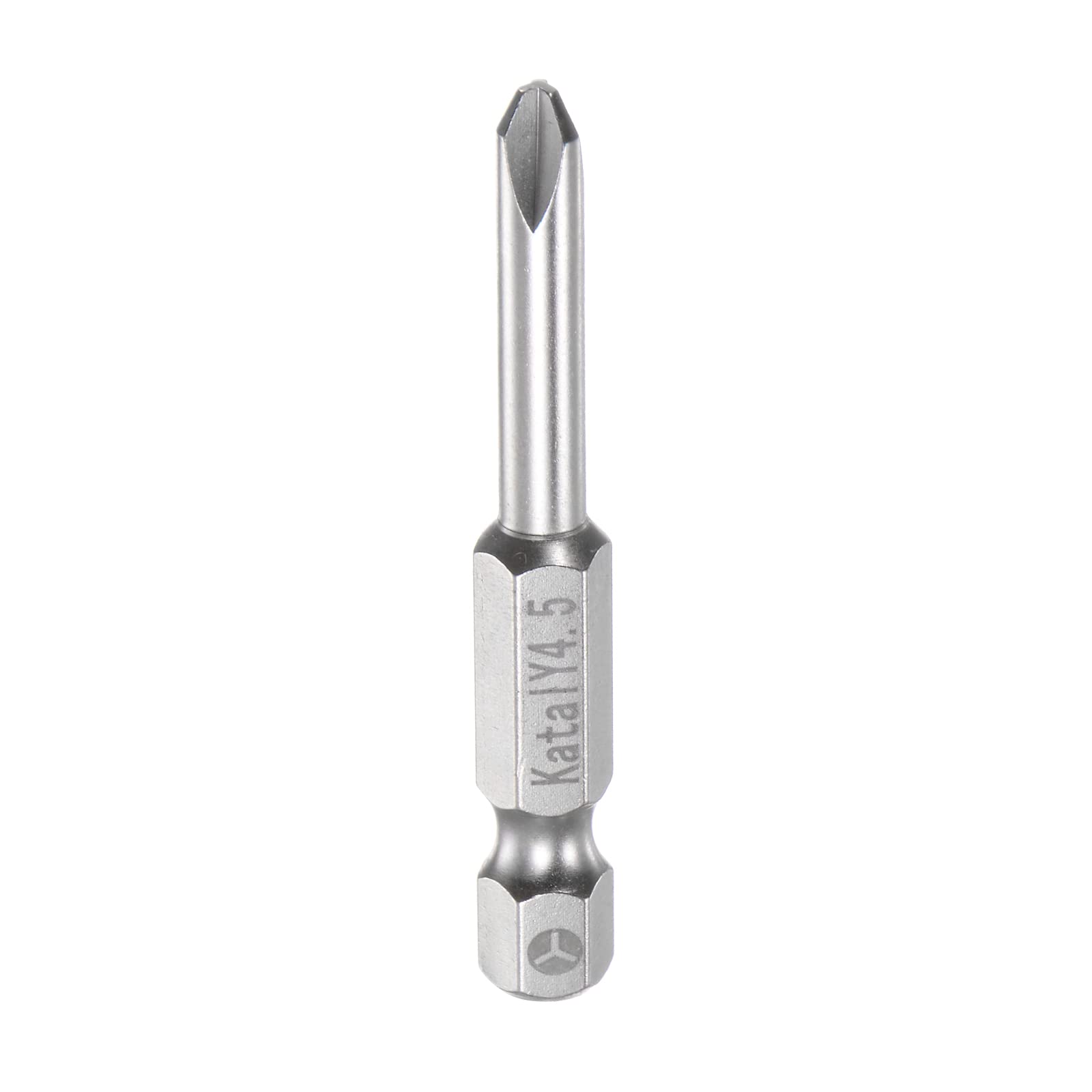 sourcing map Y4.5 Tri-Point Screwdriver Bit 1/4" Hex Shank 2" Length Magnetic Y Type Screw Driver Power Tool