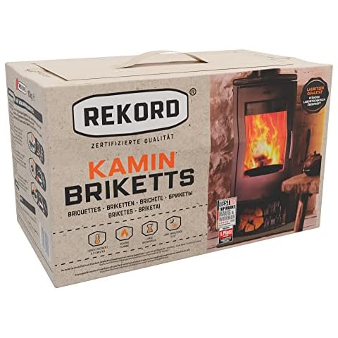 Briketts für Kohle Öfen und Kaminen "Rekord" in einer Packung mit 10 KG Cover