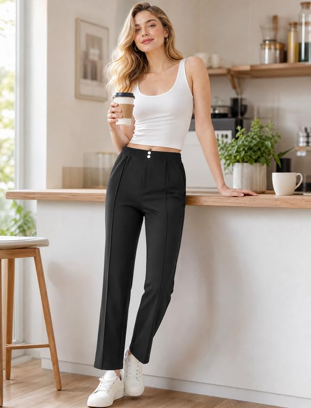 Womens Stretchy Dress Pants - image 3
