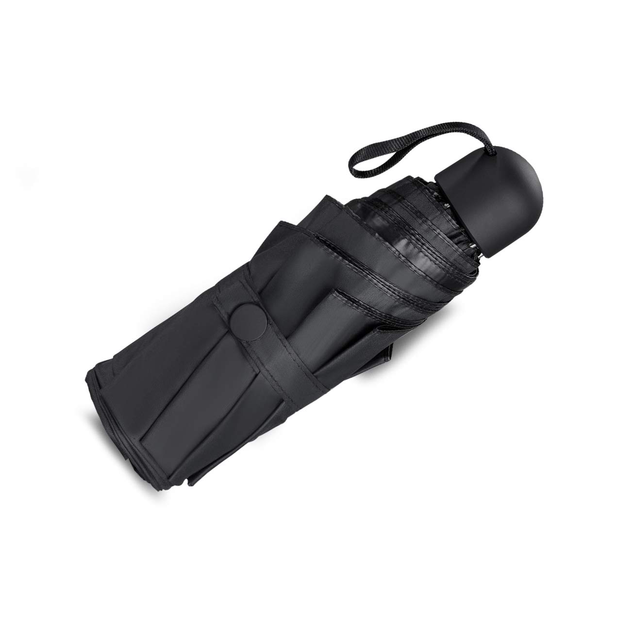 LeebotreeWindproof Umbrella, Compact Collapsible Travel Outdoor Umbrella, Auto Open Close Button for One Handed Operation,46" Canopy 210T Fabric with Teflon- Sturdy, Easy Carrying