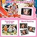 Elecoutek Kids Instant Print Camera with Carrying Bag, 1080P HD Girl Camera with 4 Print Paper Rolls, Color Pens & 32GB Card, Christmas Birthday Gifts Kids Girl Toys for 3-12 Years Old (Pink)