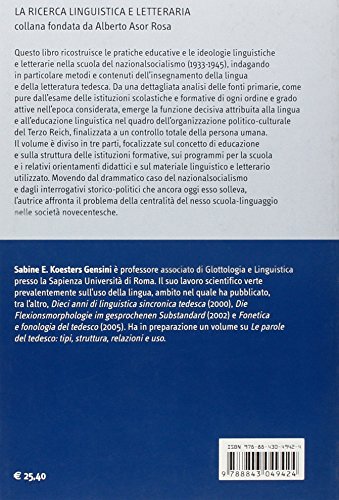 Parole Sotto La Svastica. L'educazione Linguistica E Letteraria Nel Terzo Reich - 2