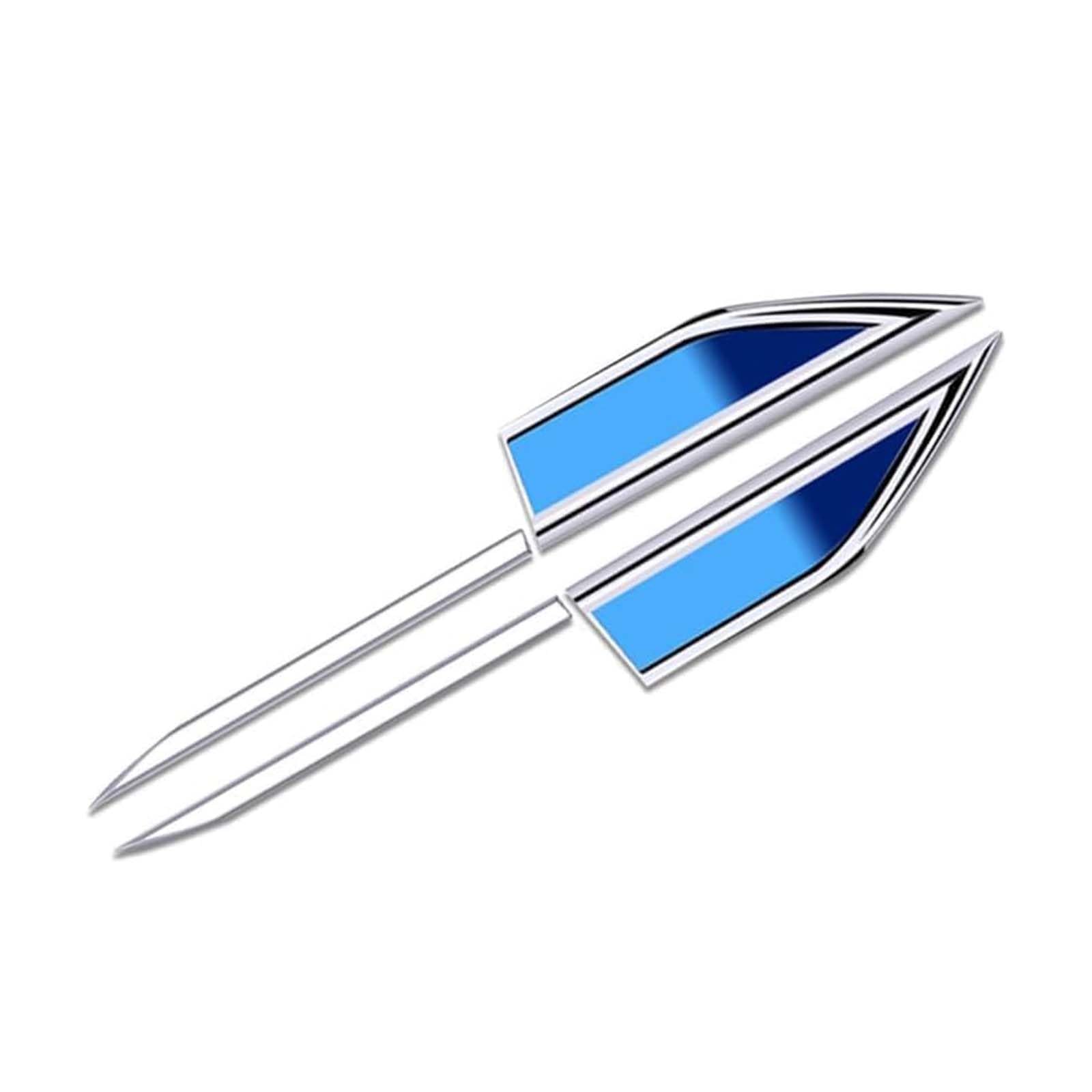 Lkilfuwx A For Lexus Gx Isc Is Ls460 Long Ls430 Ls460l Ls600h Lx Nx Rc Rx Ux Car Side Wing Emblem, Stainless Steel Car Side Body Decoration Trim, Exterior Styling Ccessories Body Decal, 2Pcs,