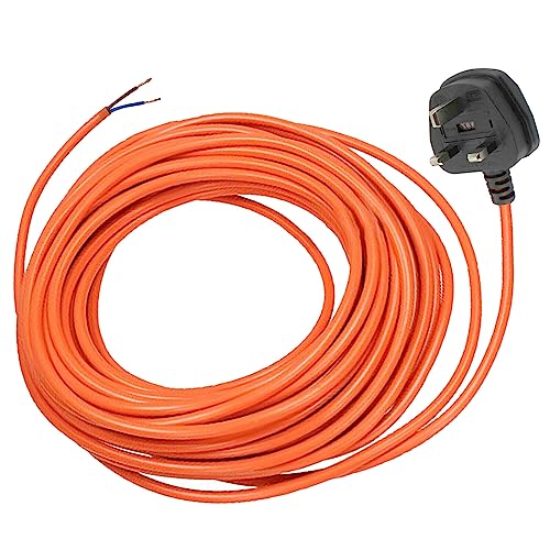 SPARES2GO Cable & Lead Plug for Webb WEER33 WEER36 WEER37RR WEER40 Lawnmower (12 Metre)