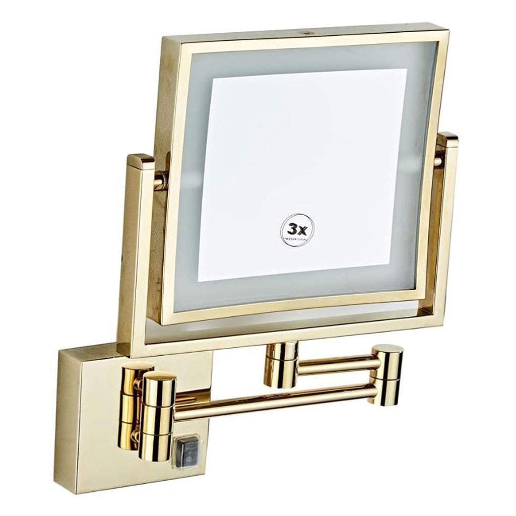 Miroir de courtoisie à LED pliable pour recréer l'ambiance d'un hôtel chez soi