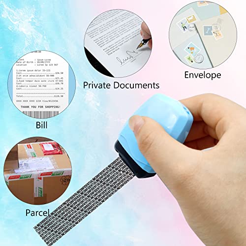 TARKDAK Timbro Cancella Dati Sensibili 2PCS Timbro...