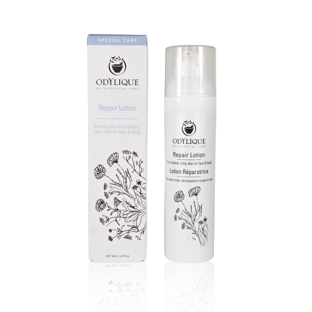 Repair Lotion | 100% Natural for Sensitive Itchy Skin 200ml | With Soothing Aloe & Calendula | Moisturiser for Stressed Skin