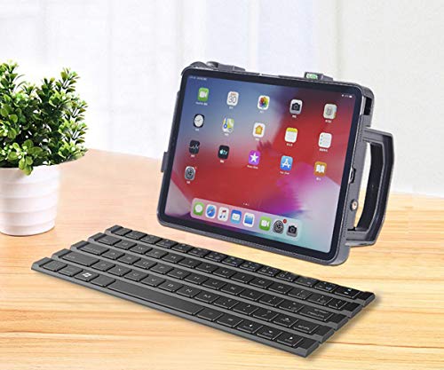 Image of MegaMount Multimedia Rig Case Stabilizer for Apple iPad Pro 12.9 inch 2021-22 5th Gen M1 2020 4th GEN and 2018 3rd Gen Attach Lenses Lights Mics for Video Recording. Mounts on Tripods and Monopods